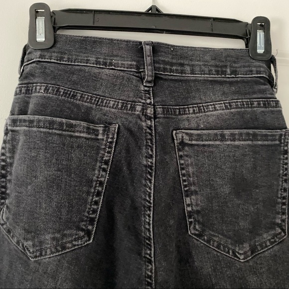 Black Rustic Wash Garage Denim Jeans - Picture 2 of 5